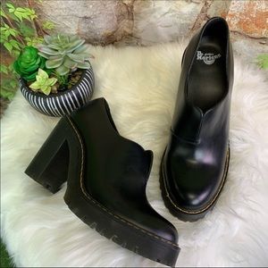 DR. MARTENS Cordelia Platform Slip-On Heels, 41/US 9